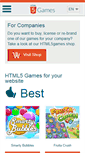 Mobile Screenshot of html5games.com